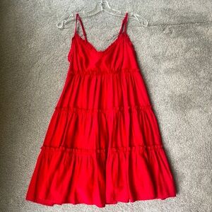 Sundress flowy red